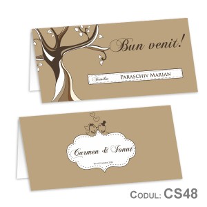 Place Card nunta CS48